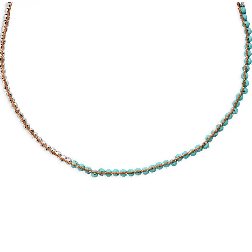 Handcrafted Look Beaded Necklace