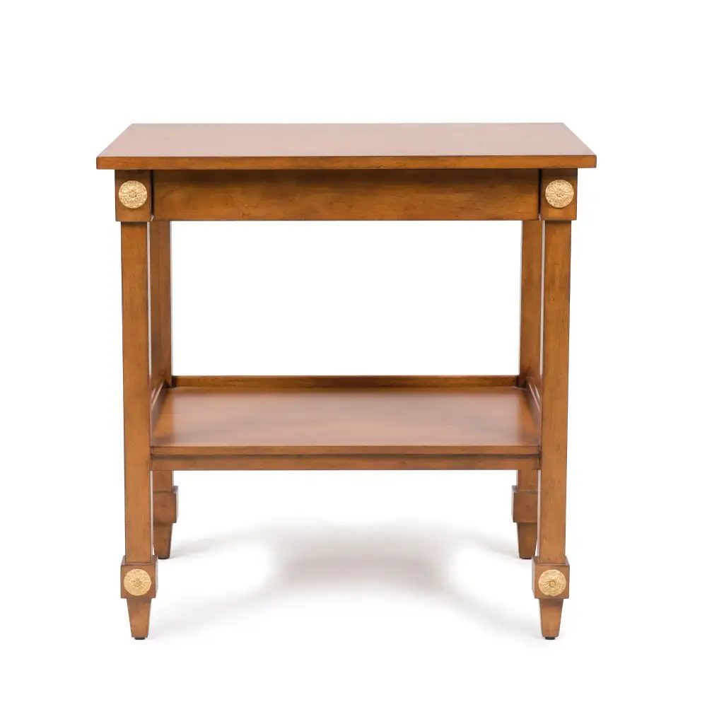 Walnut Drawer Side Table