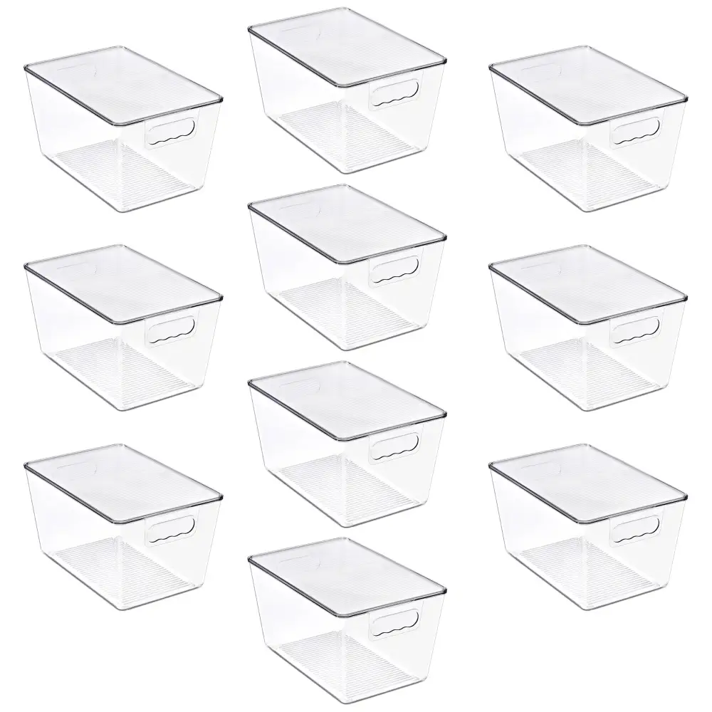 Clear Storage Bins With Lids And Handles
