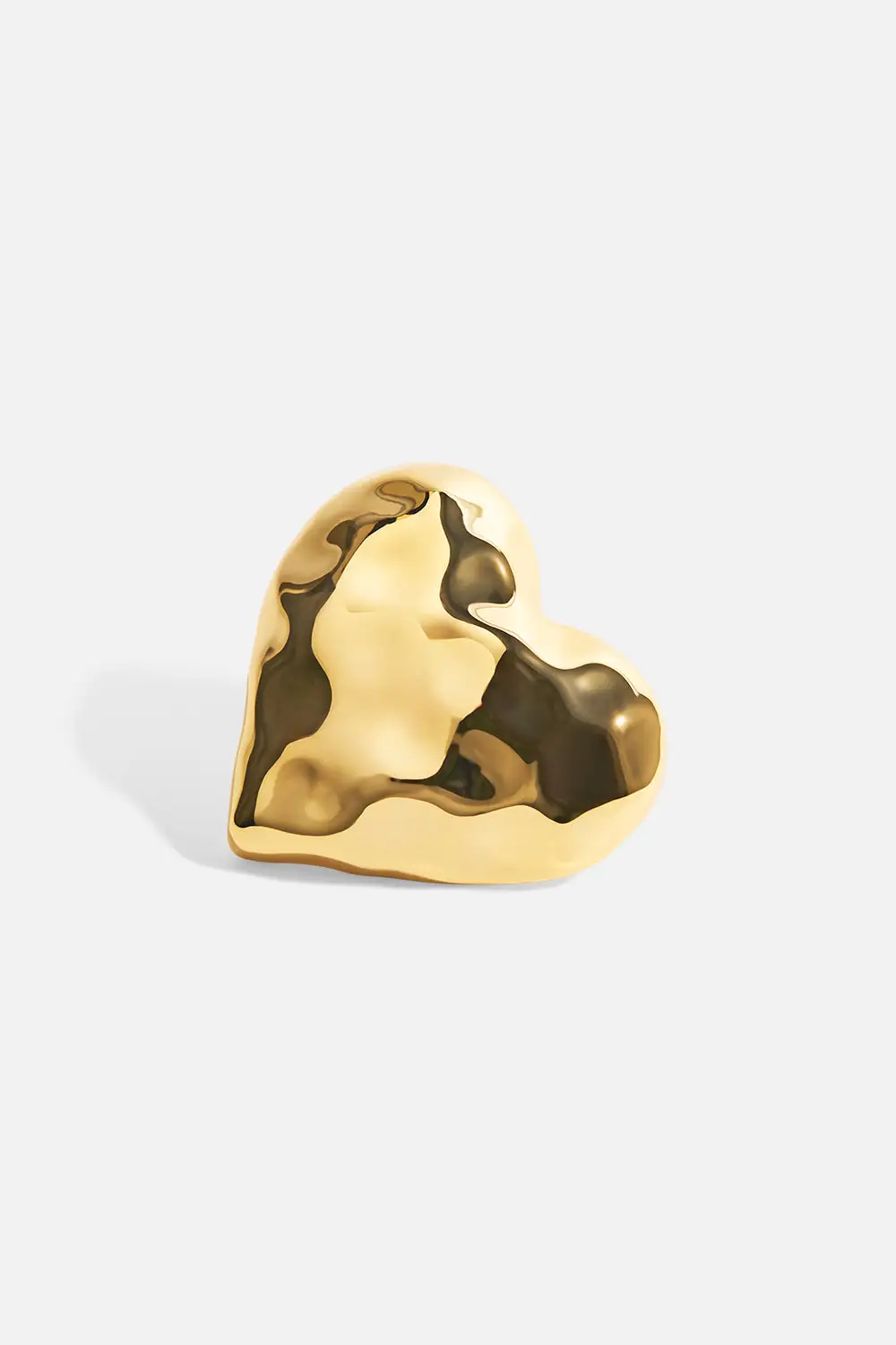 The Heart String Quintet Textured Ring