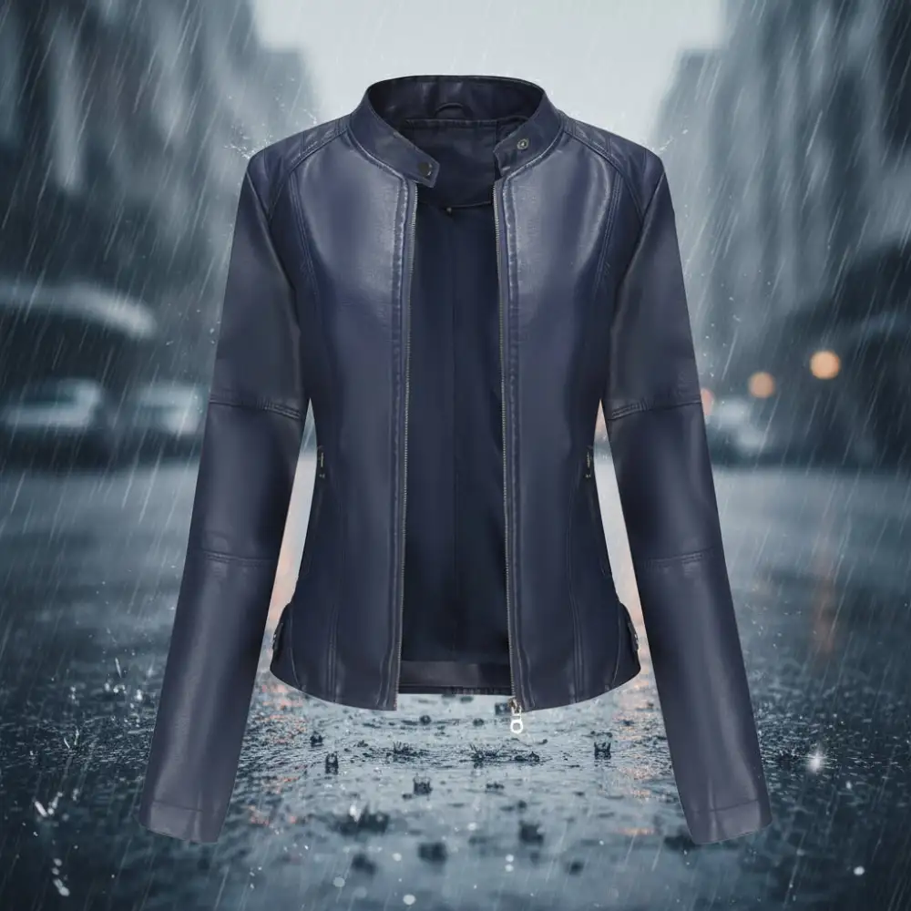 Classic Faux Leather Jacket