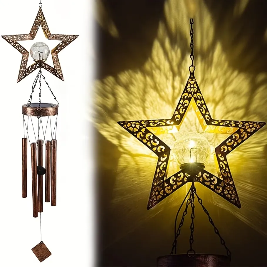 Solar Star Wind Chime Light