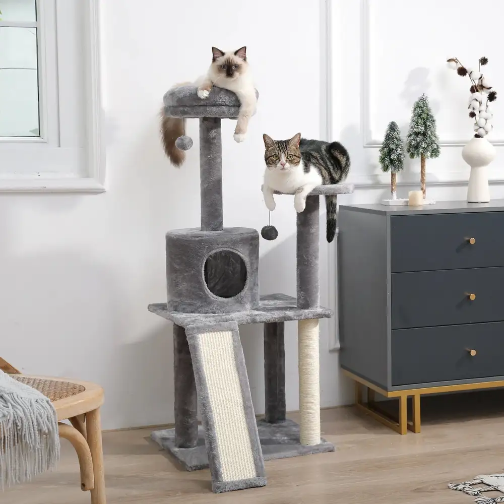 Indoor Pet Activity Tower Gentle On Claws.