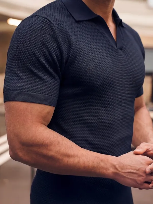 Dark Blue Clean Fit Shirt