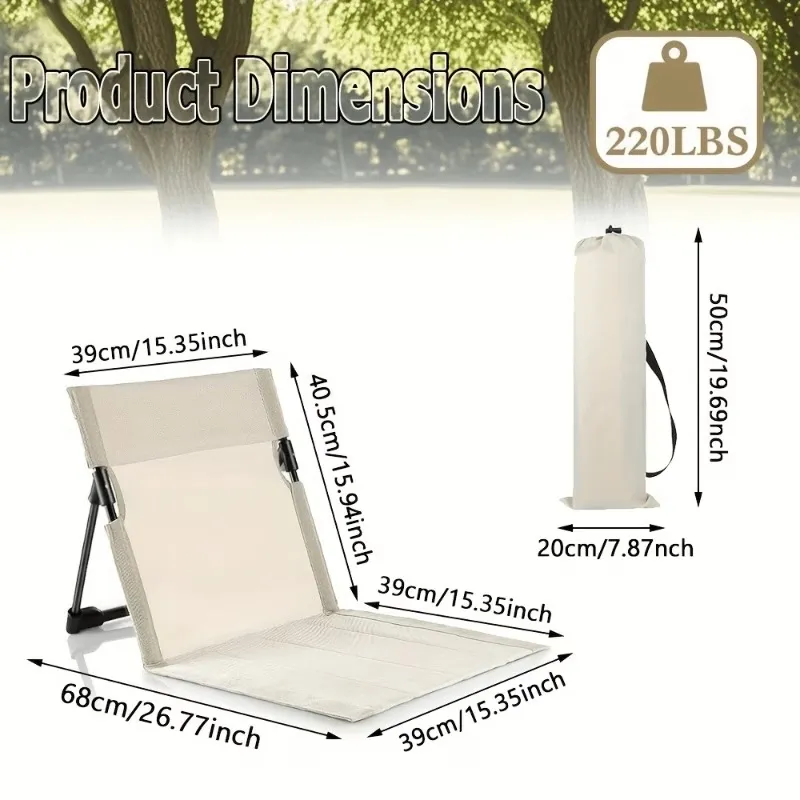 1 Pcs Portable Camping Chair