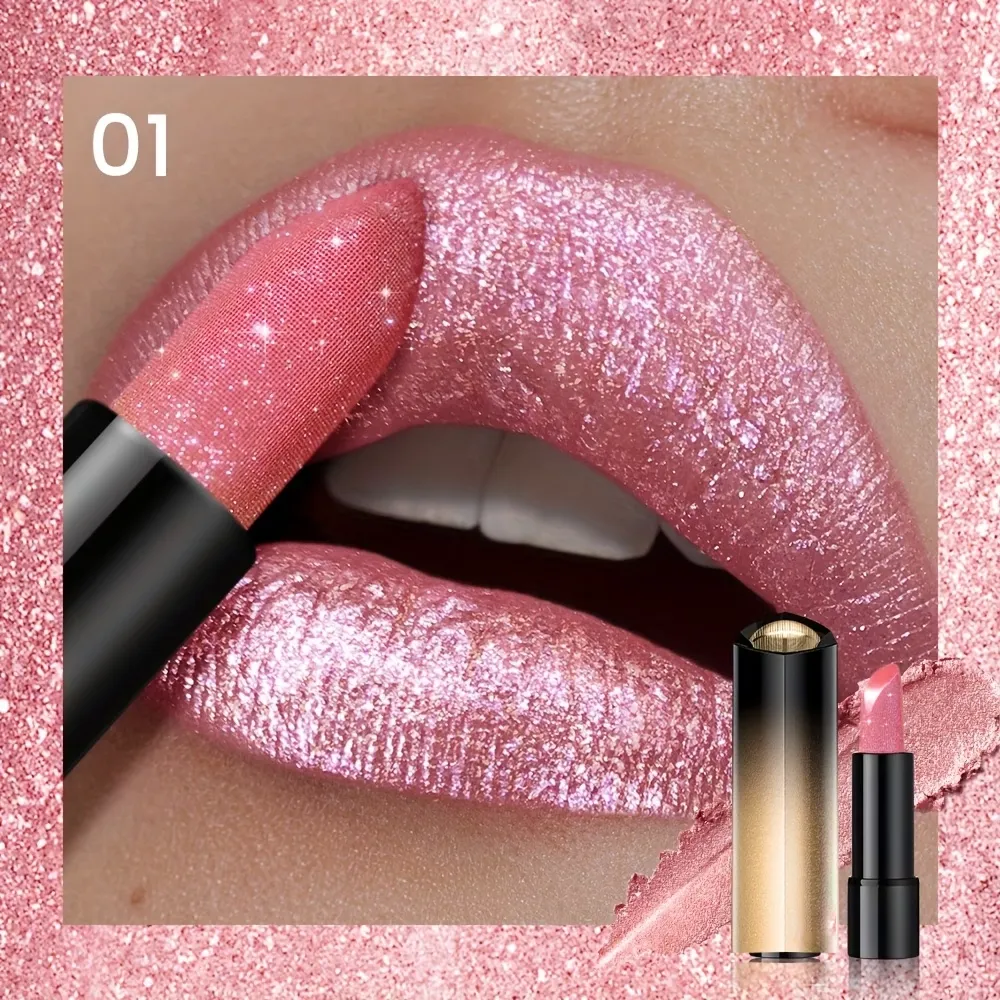 Glitter Pink Shimmer Lipstick