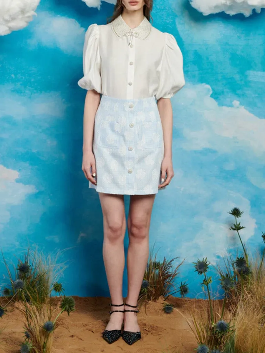 Tweed Mini Skirt