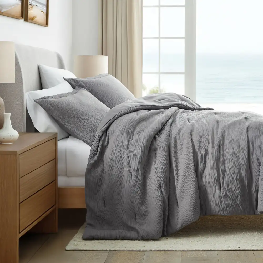 Cloud Weave Textured Down Alternative Comforter Set