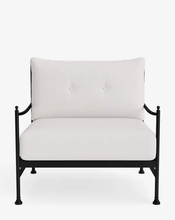 Plush Outdoor Lounge Chair