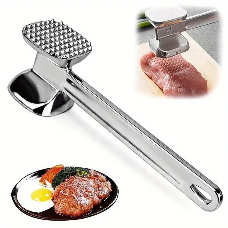Heavy-Duty Double-Sided Meat Tenderizer