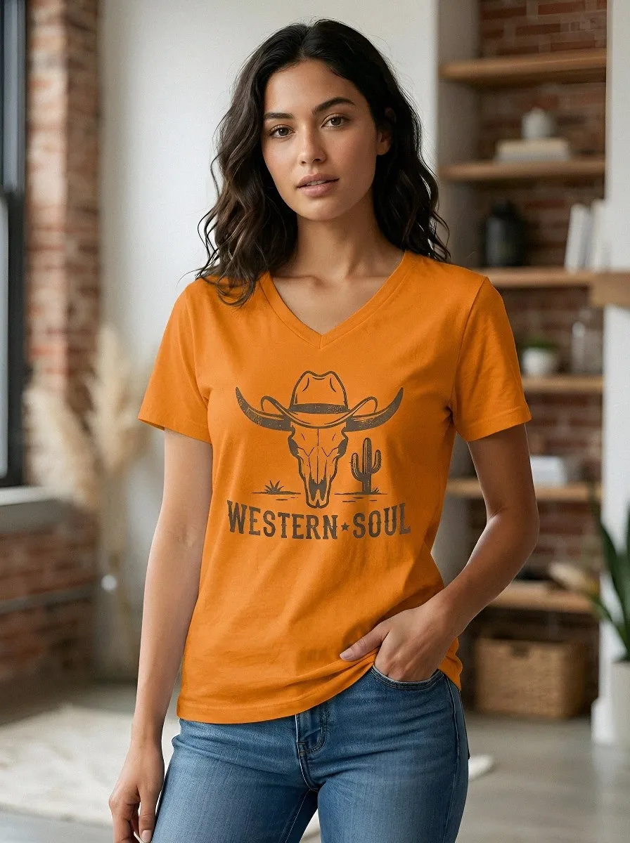 Western Soul Cow T-Shirt Classic
