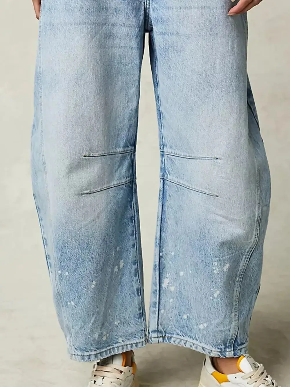 Clean Simple Trim Denim Jeans