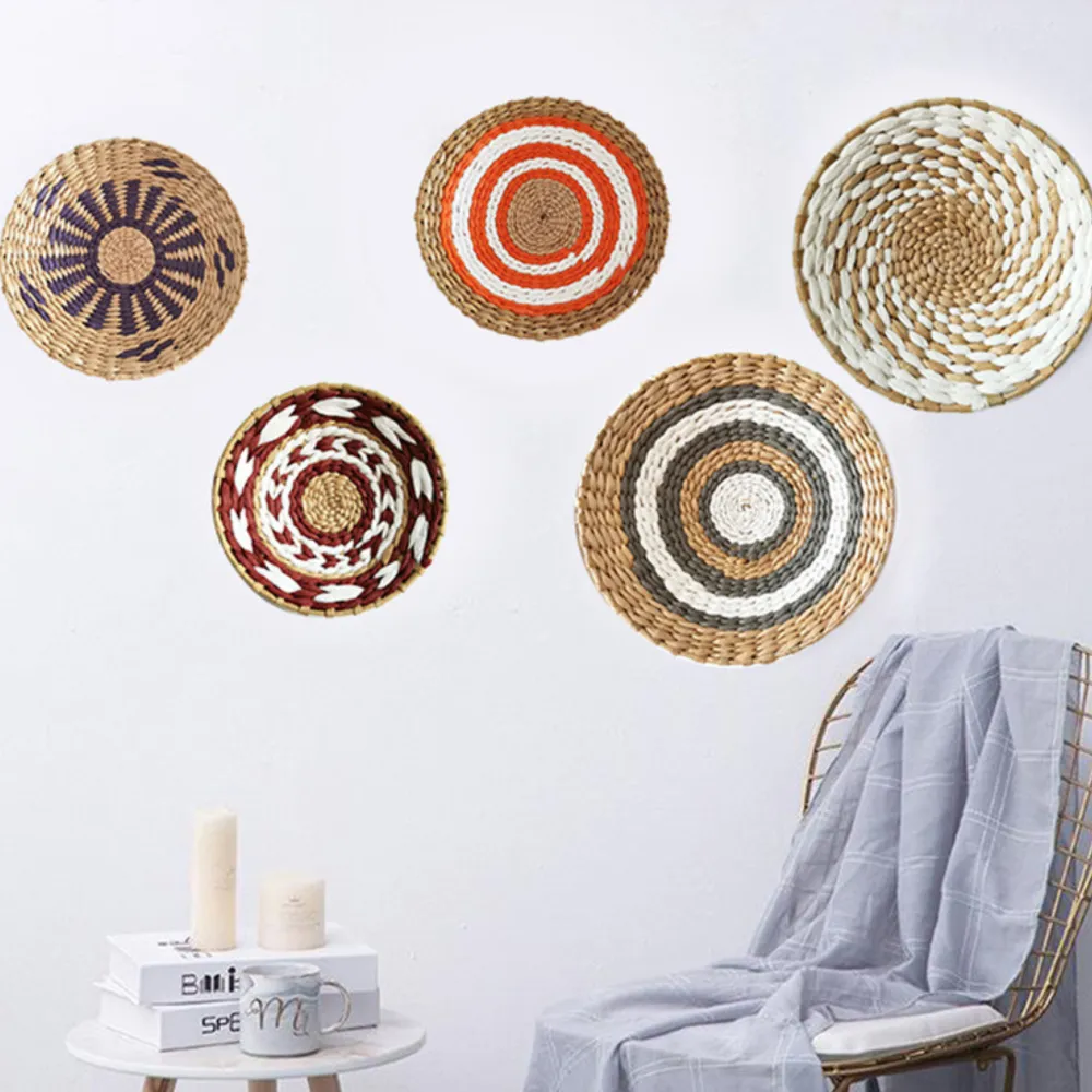 Woven Rattan Home Storage Rack
