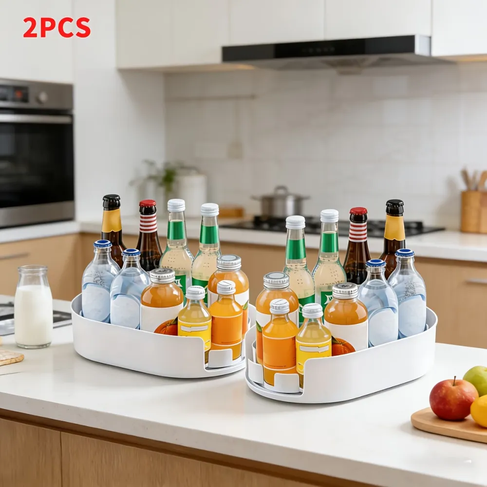 Rotating Bottle Storage Tray