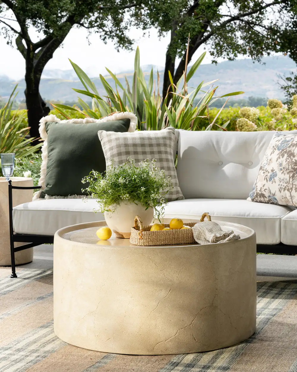 Sculptural Concrete Coffee Table