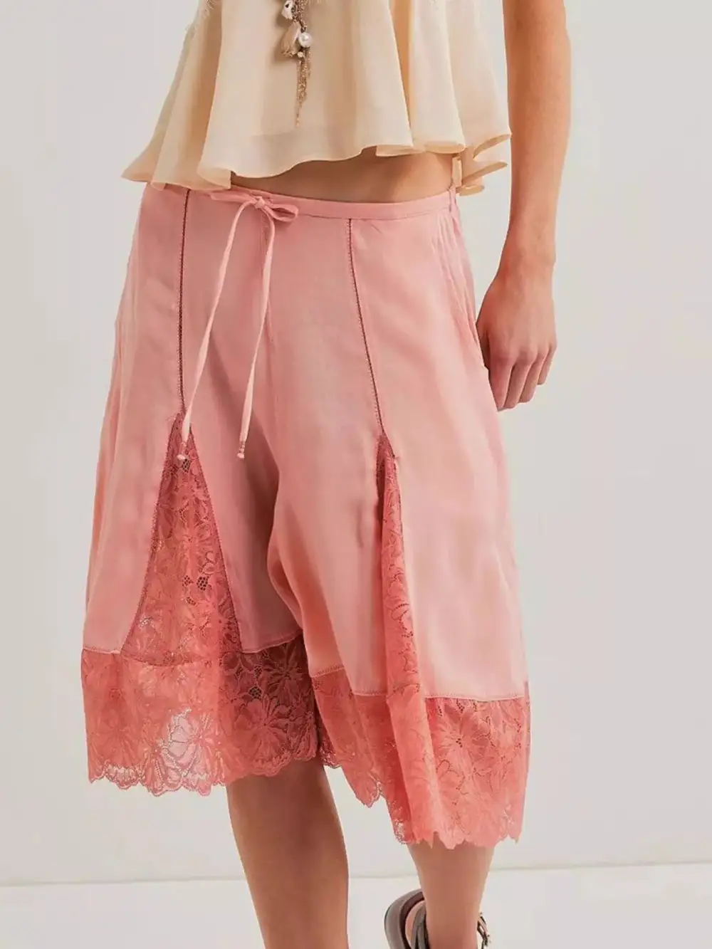 Everyday Lace Trim Shorts