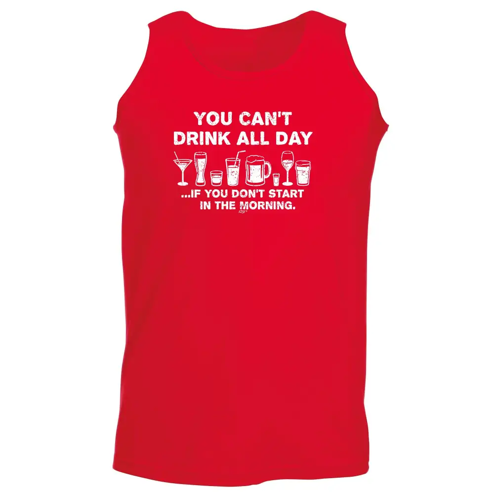 Drink Humor Graphic Tank Top
