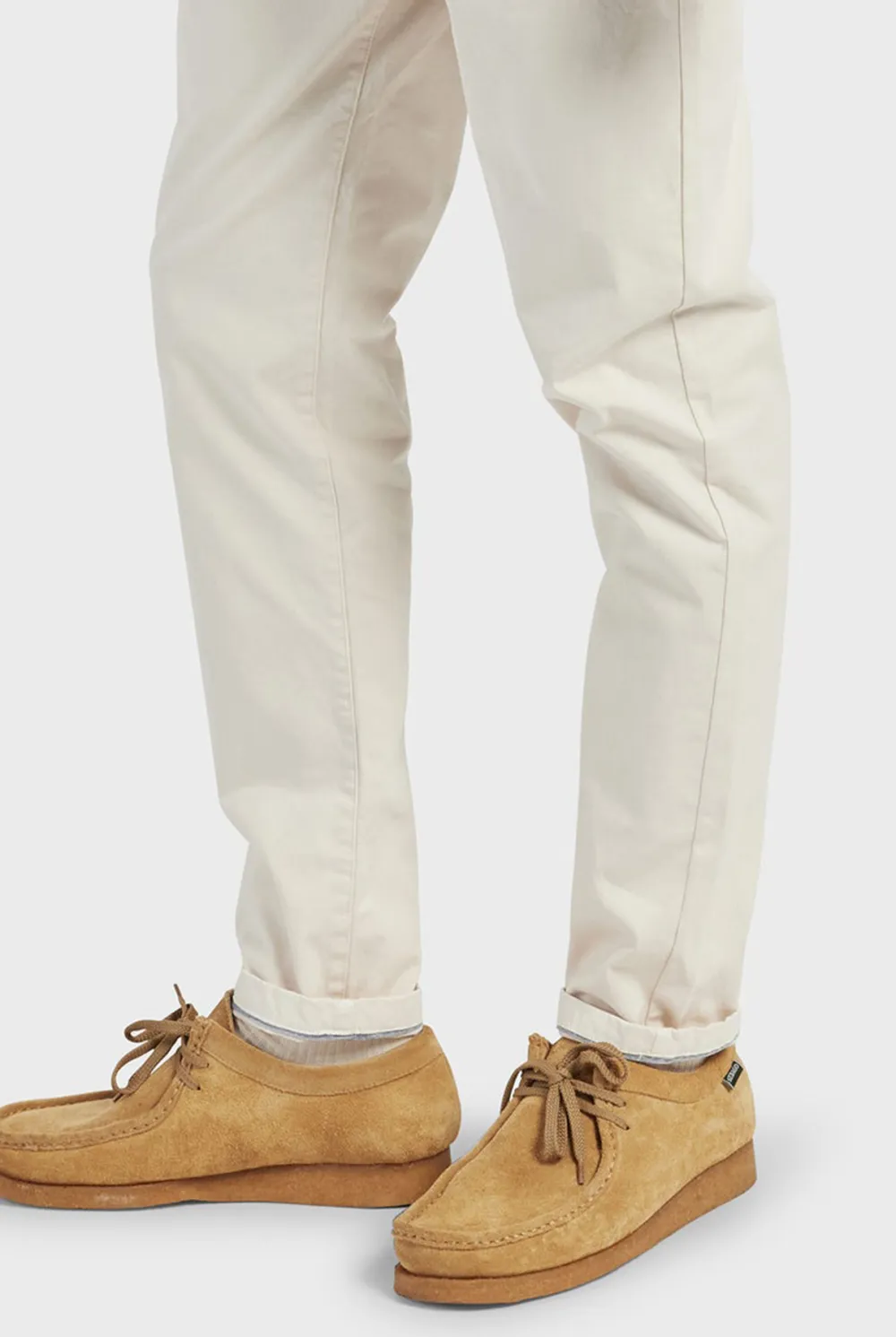 Slim Tapered Stretch Cotton Casual Jogger Pants