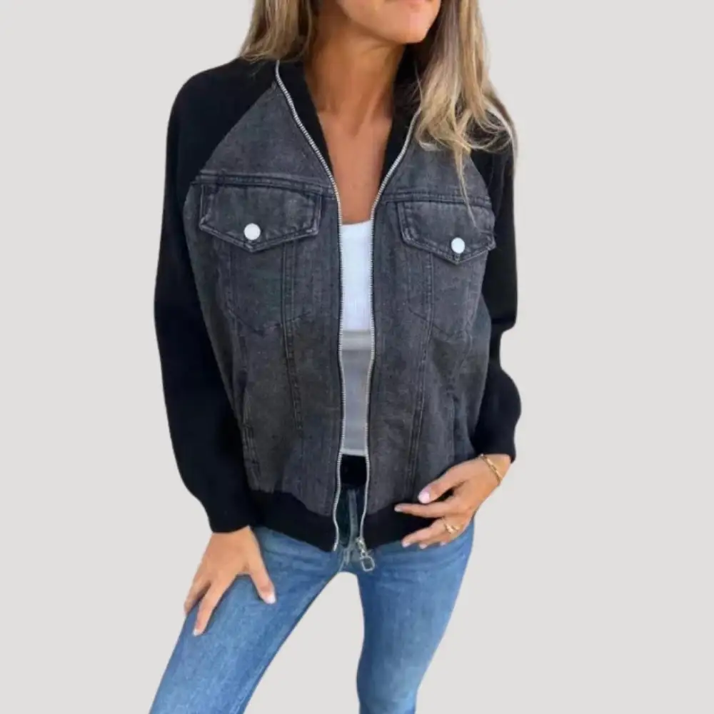 Modern Structured Relaxed Bomber Jacket