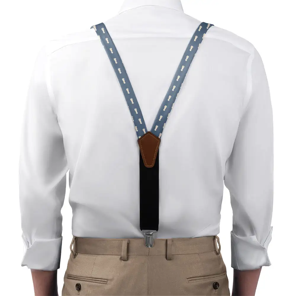 Poodle Dog Theme Suspenders