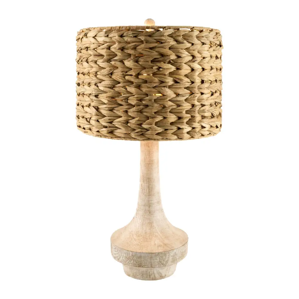 Braided Modern Metal Linen Resin Table Lamp
