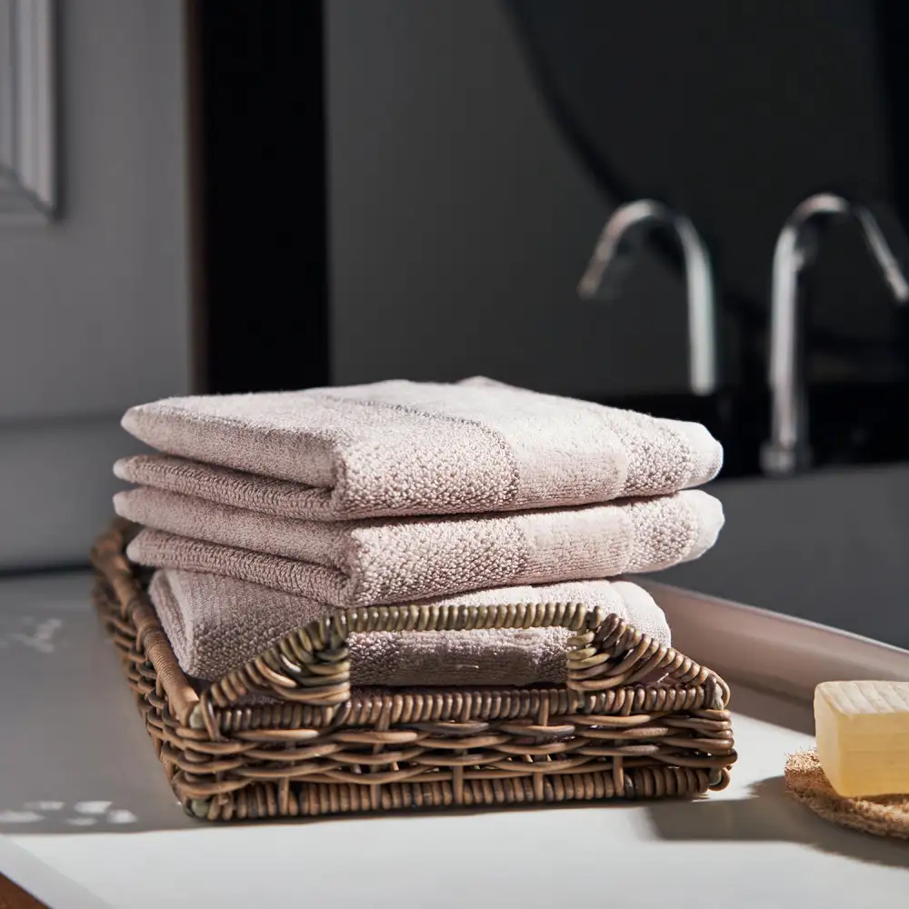 Blush Cotton Face Towel Set