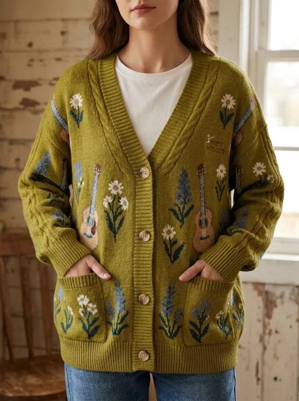 Americana Country Music Cardigan