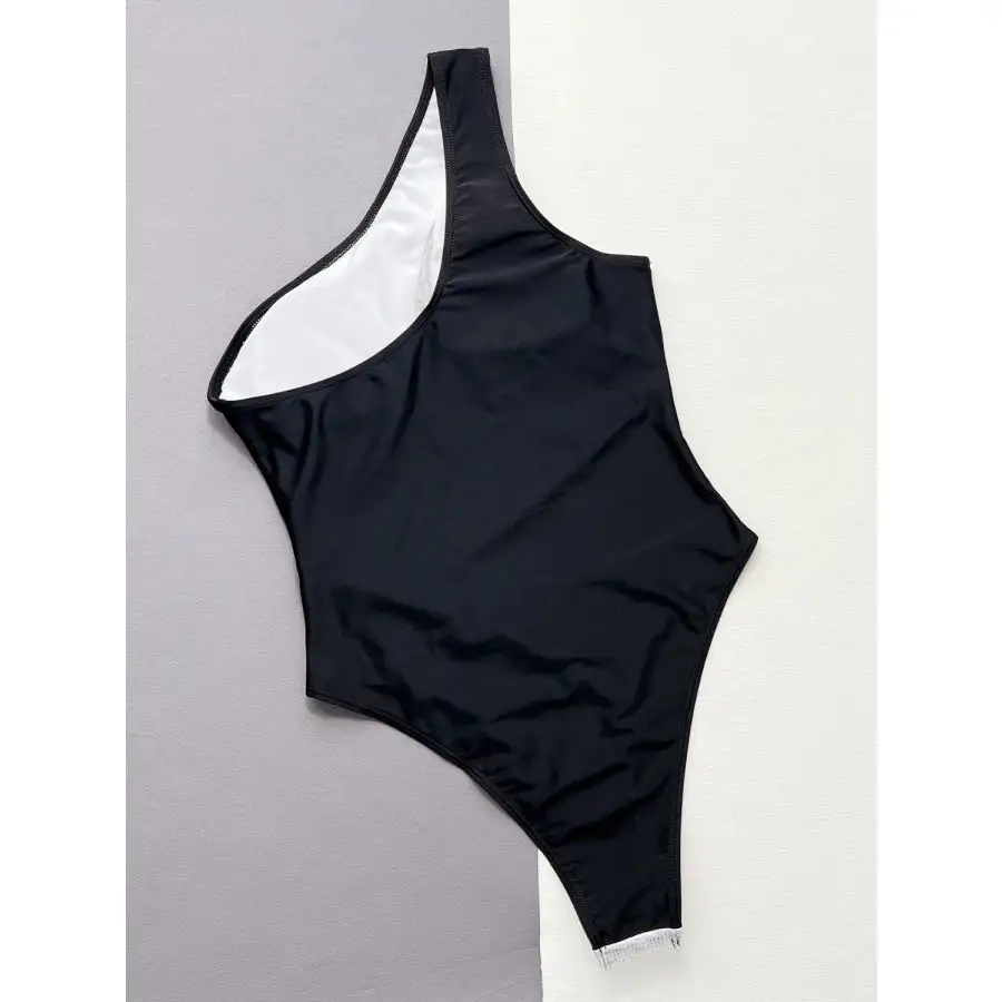 Women's Contrast One-Piece Swimsuit