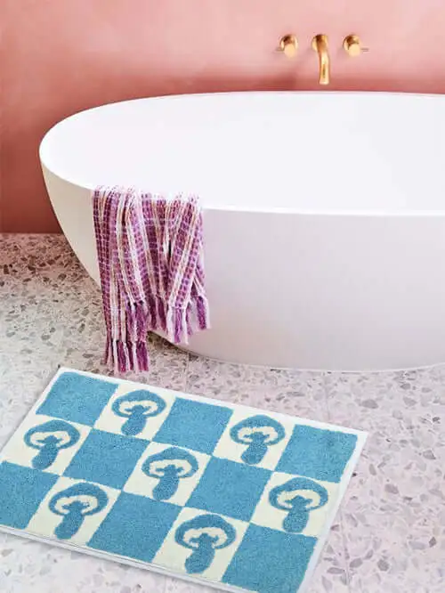 Refined Surface PET Bathroom Mat
