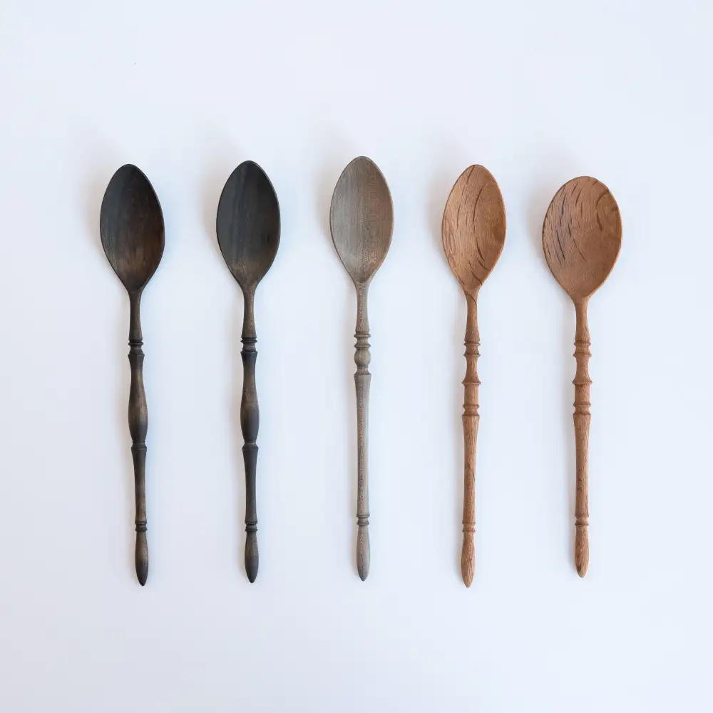 Mixed Wood Dessert Spoon