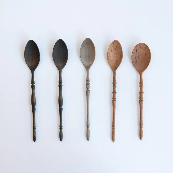 Mixed Wood Dessert Spoon