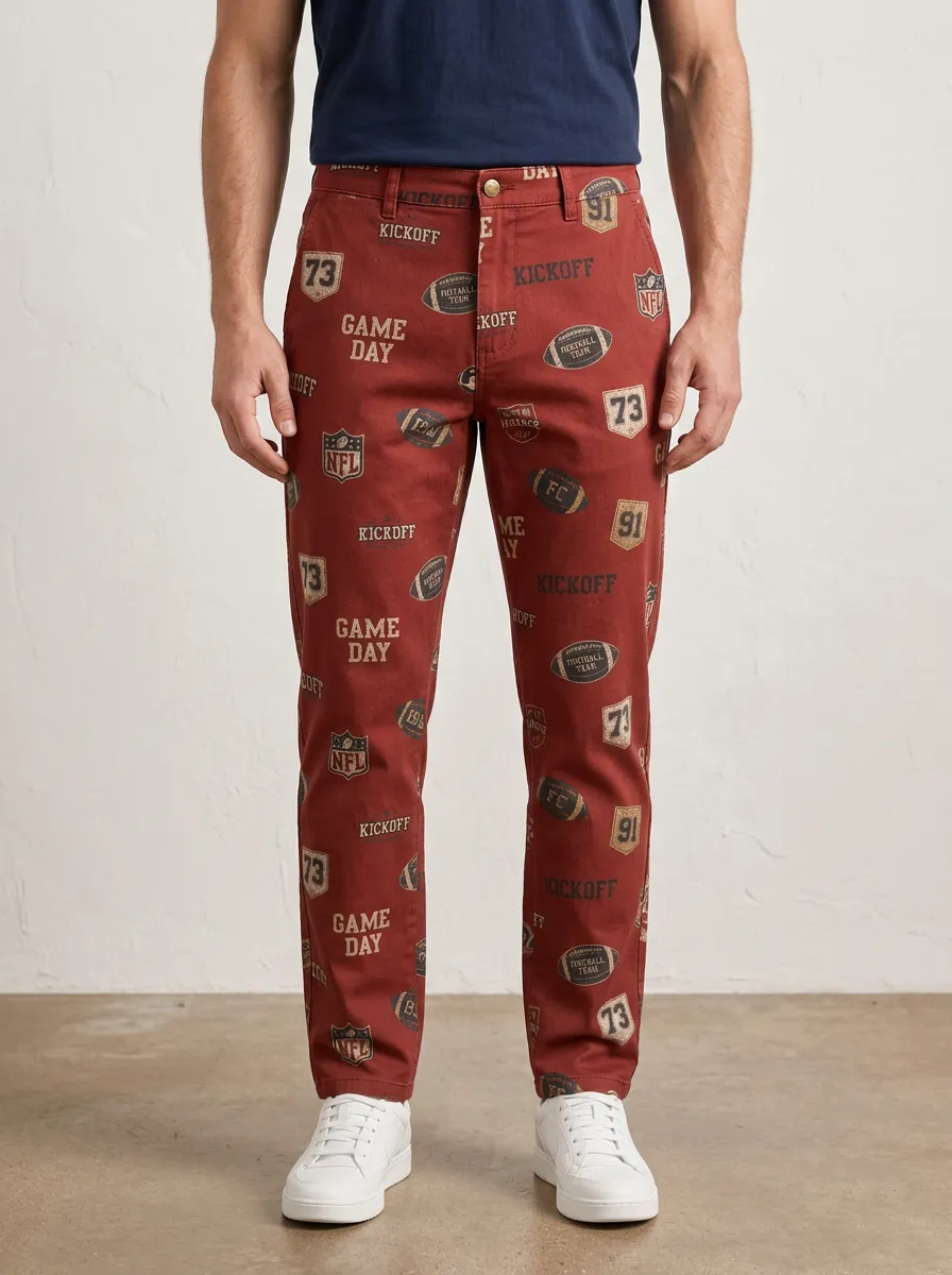Men's Game Day Vintage Football Pants