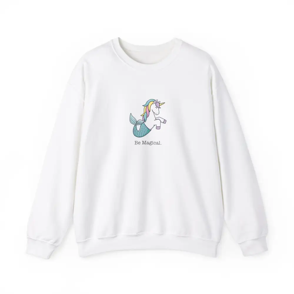 Mermaid Unicorn Graphic Crewneck Sweatshirt