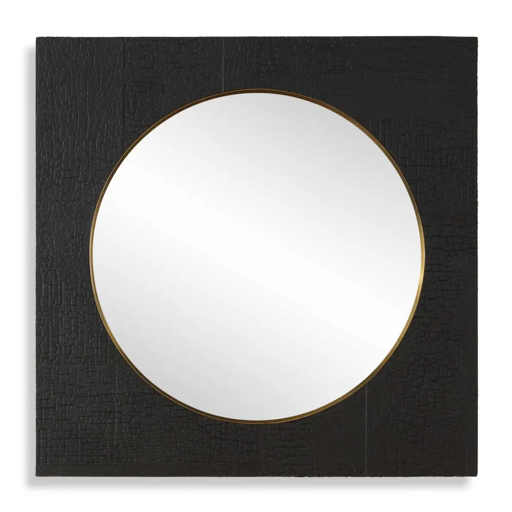 Textured Square Mirror