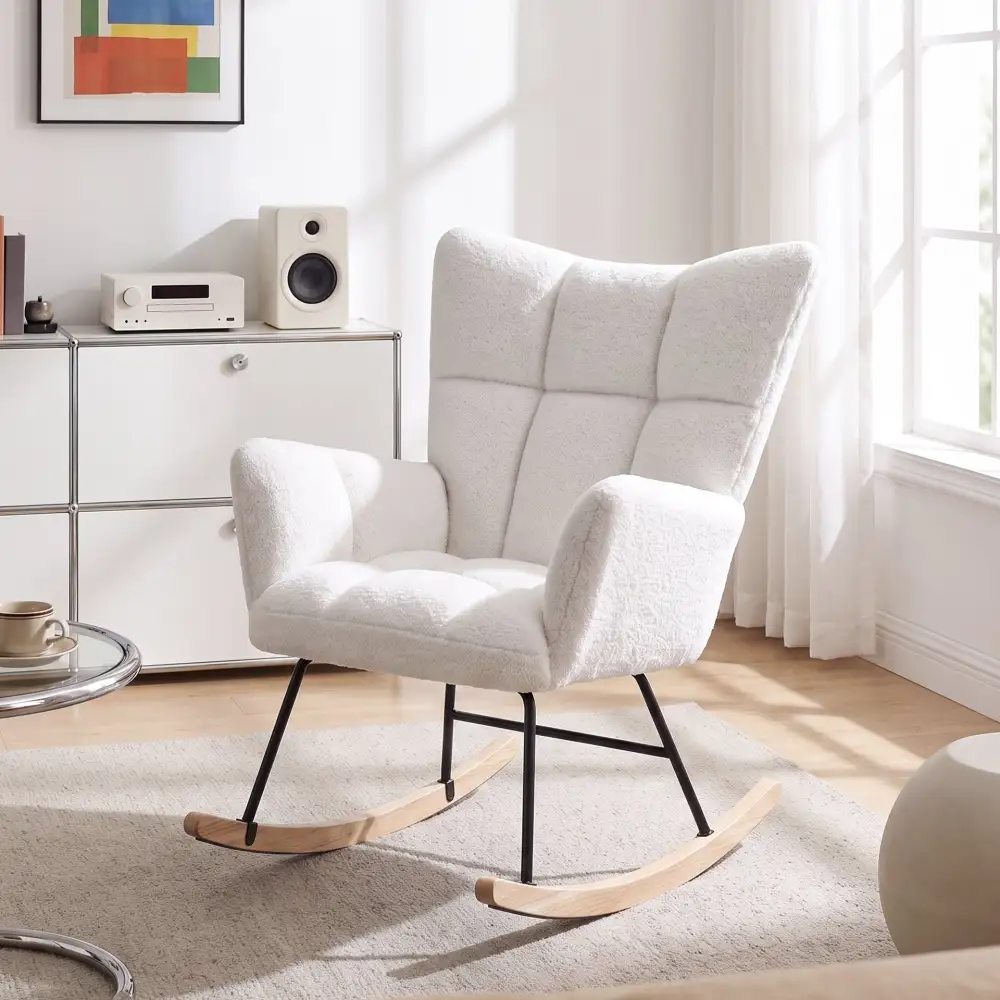 Modern Living High Back Rocking Armchair