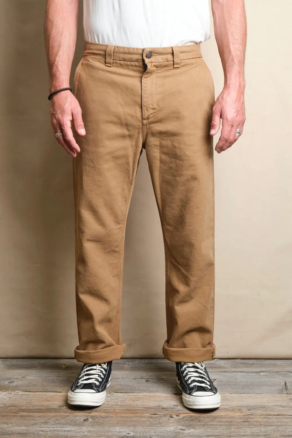 Textured Slub Men's Casual Pants