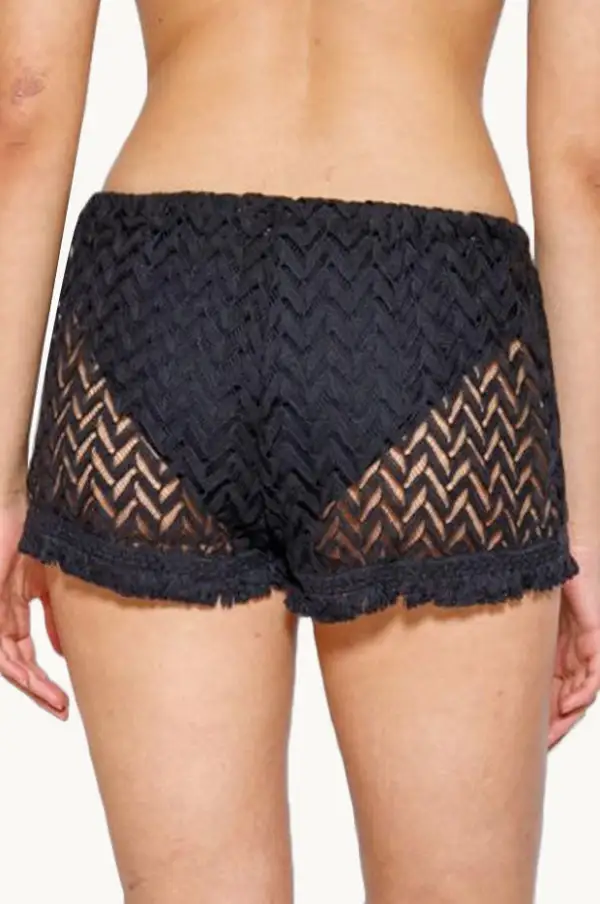 Crochet Fringe Cover Shorts