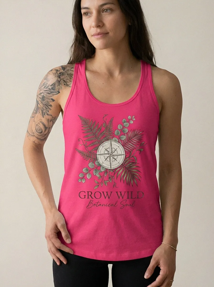 Nature Lover Compass Tank Top