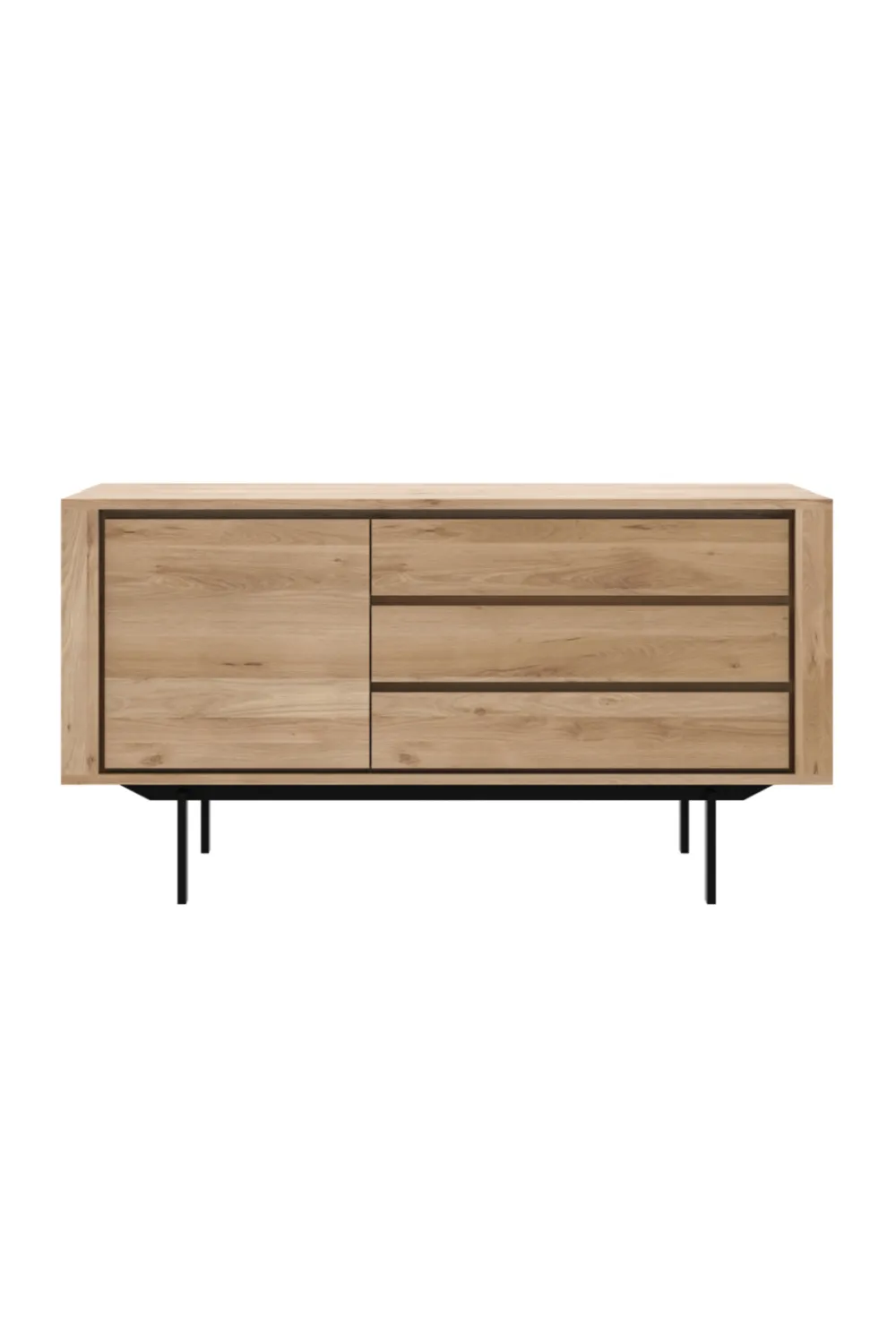 Oak Wood Sideboard with Legs