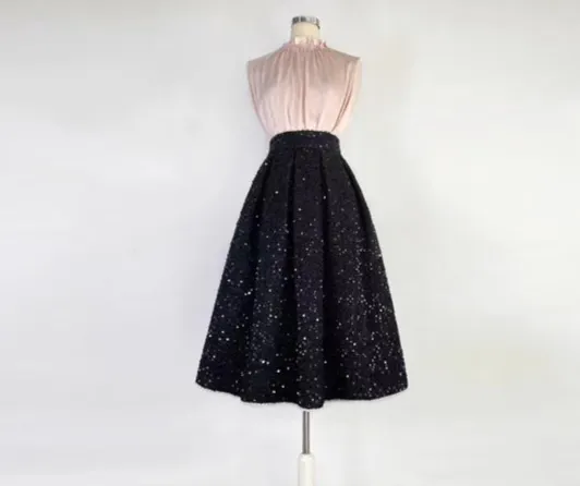 Fresh Light Everyday Casual Wool Skirt