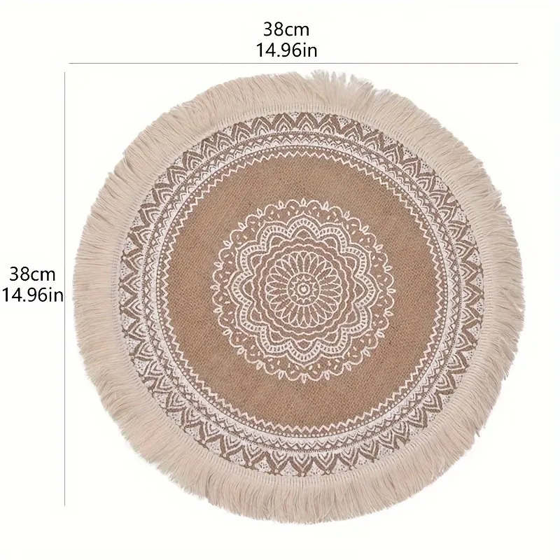 2 Pcs Vintage Woven Placemat