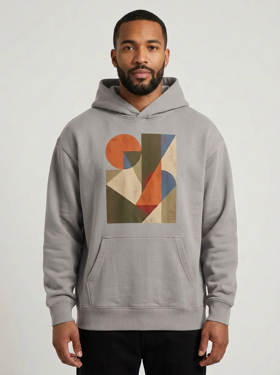 Classic Abstract Geometric Art Hoodie