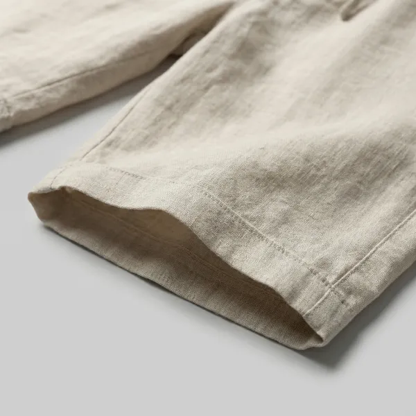 Workday Linen Shorts