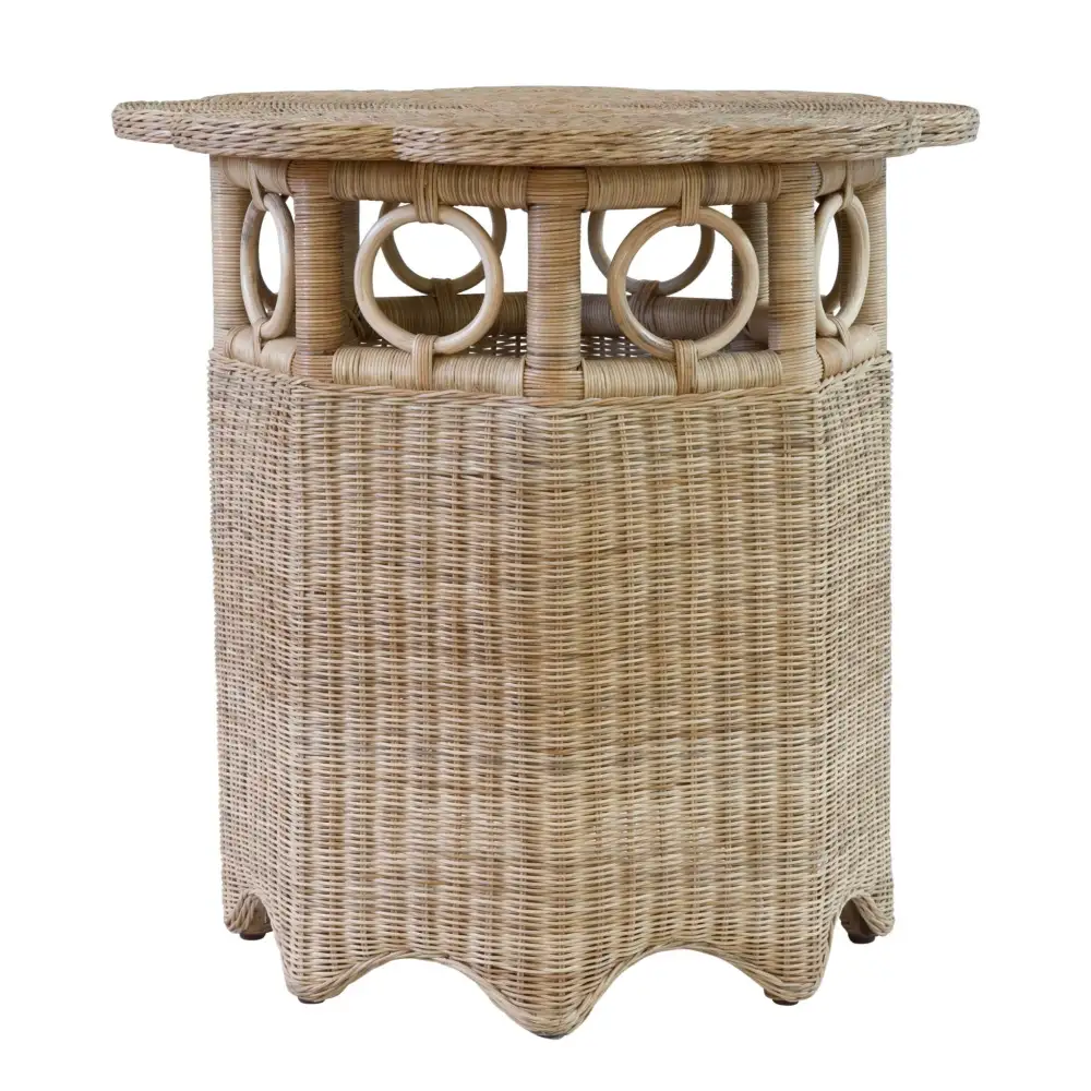 Wicker Side Table