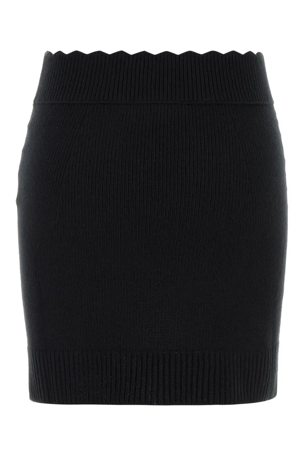 Refined Mini Wool-Blend Wool Skirt