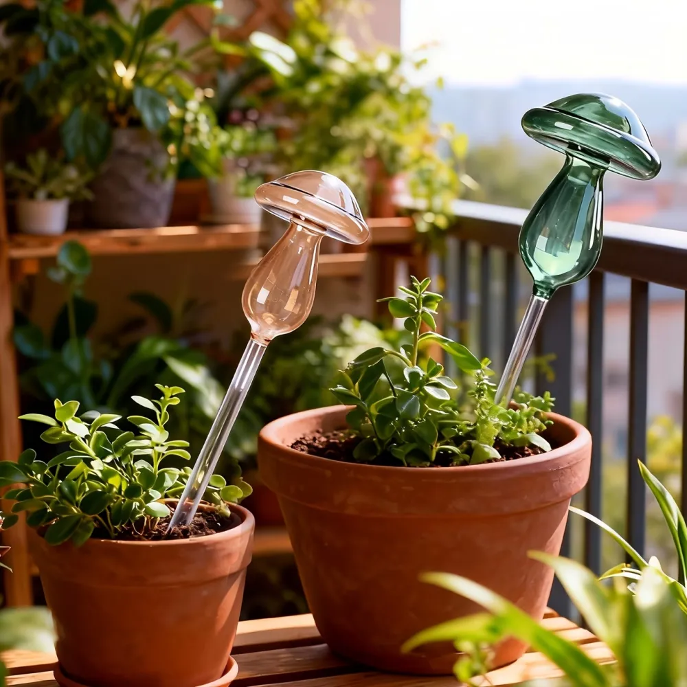 Mushroom Plant Watering Globes