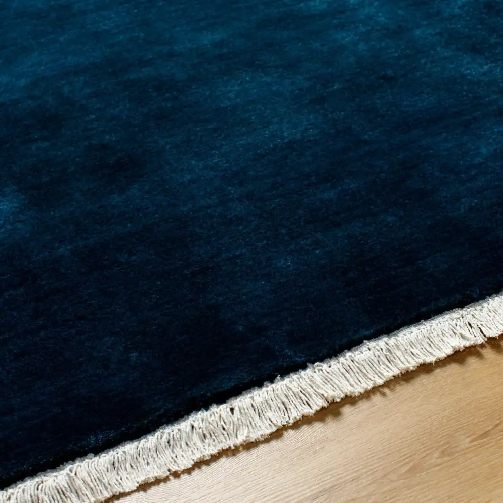 Hand-Loomed Wool Fringe Table Runner