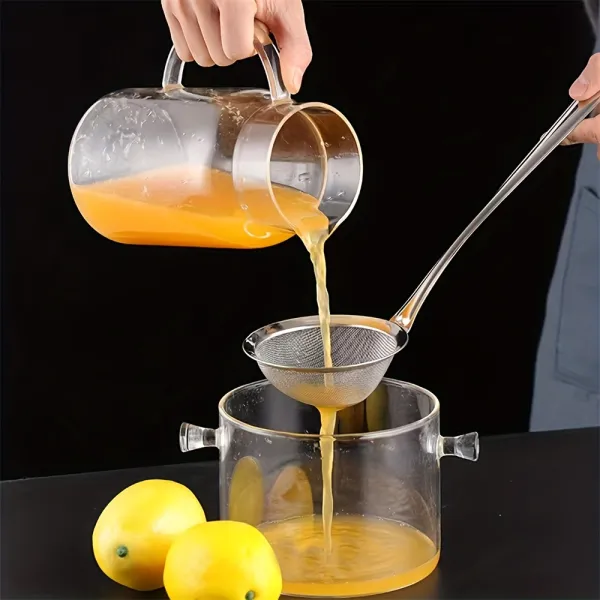 Stainless Steel Long-Handle Fine-Mesh Strainer