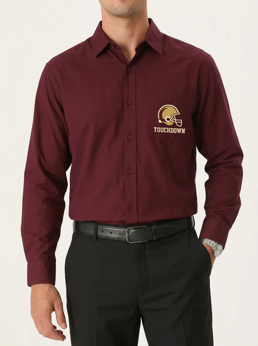 Football Graphic Casual Shirt