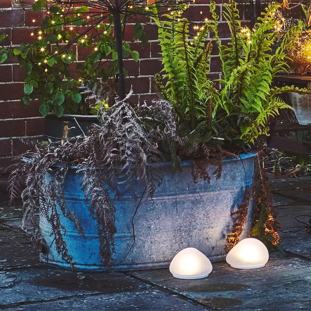 LED Solar Garden Rock Light